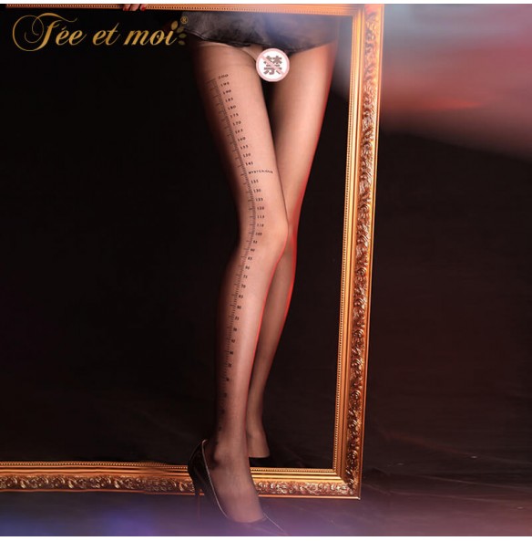 FEE ET MOI Graduated Scale Hollow Waist High Stocking (Black) FEE ET MOI Graduated Scale Hollow Waist High Stocking (Black)